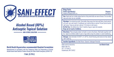 Image Description (Sanieffect Label)